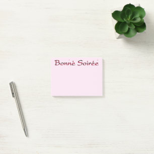 Post-it® Notes de Bonne Soiree