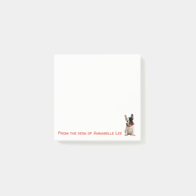 Post-it® Notes de bouledogue français (Devant)