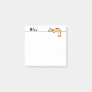 Post-it® "Notes" de chats de lazy