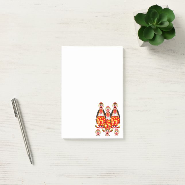 Post-it® Notes de cirque clownesque  (Bureau)