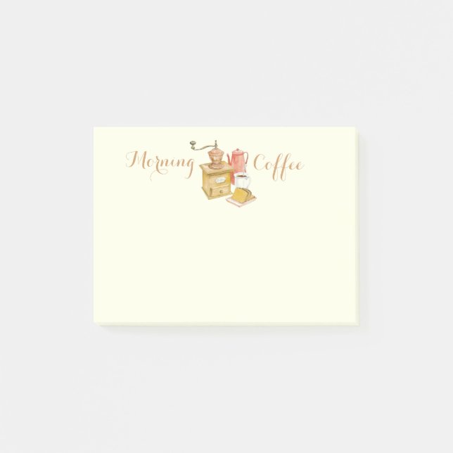 Post-it® Notes de Courrier-it® de café de matin (Devant)