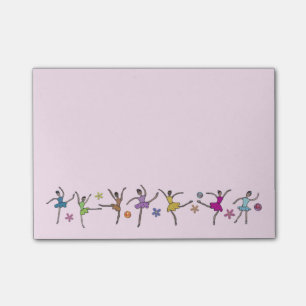 Post-it® Notes de Courrier-it® de danse de ballerine