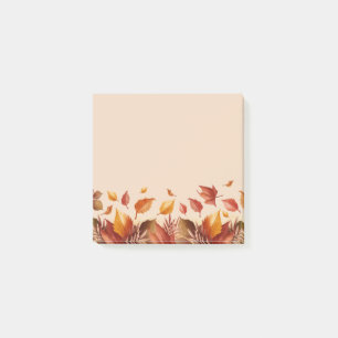 Post-it® Notes de feuilles de couleurs d'automne