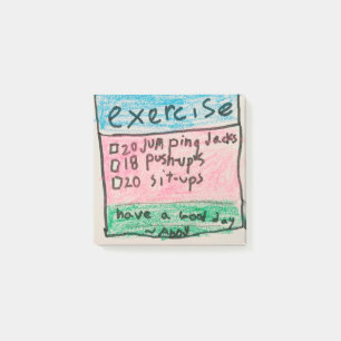 Post-it® Notes de fin d'exercice quotidiennes
