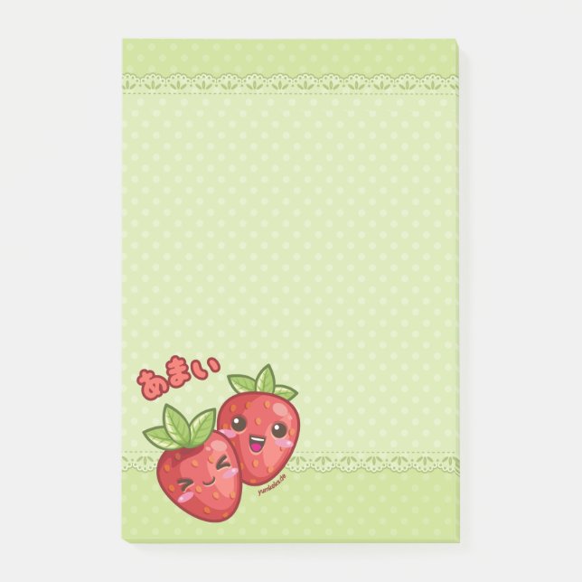Post-it® Notes de fraises (Devant)