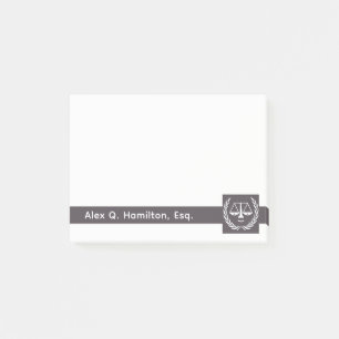 Post-it® Notes de juriste personnalisées