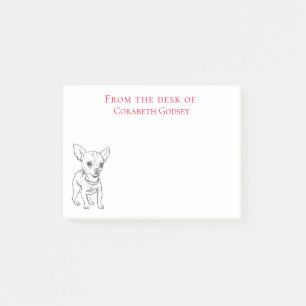 Post-it® Notes de l'Amoureux des chiens chihuahua de mignon