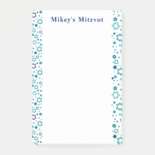 Post-it® Notes de Mitzvah - Stars de marine - Notes