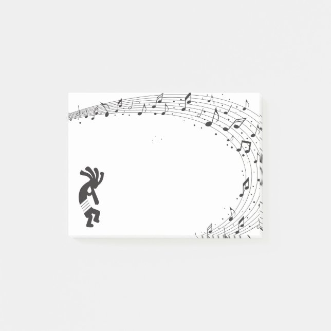 Post-it® Notes de musique Kokopelli  (Devant)