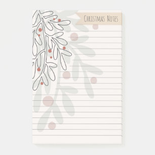 Post-it® Notes de Noël abstrait dessin de gui