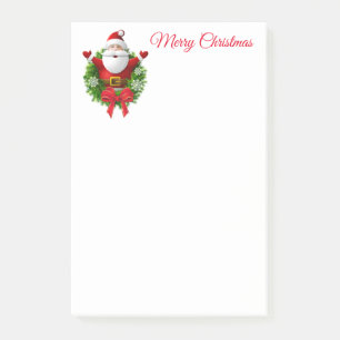 Post-it® Notes de Noël Père Noël