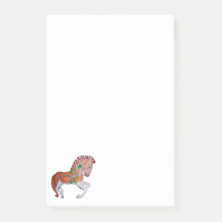 Post-it® Notes de photo de zèbre quagga d'animal de carrous