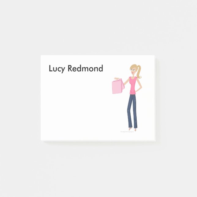 Post-it® Notes de post-it - 4 x 3 (Devant)