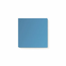 Notes de post-it bleues déprimées