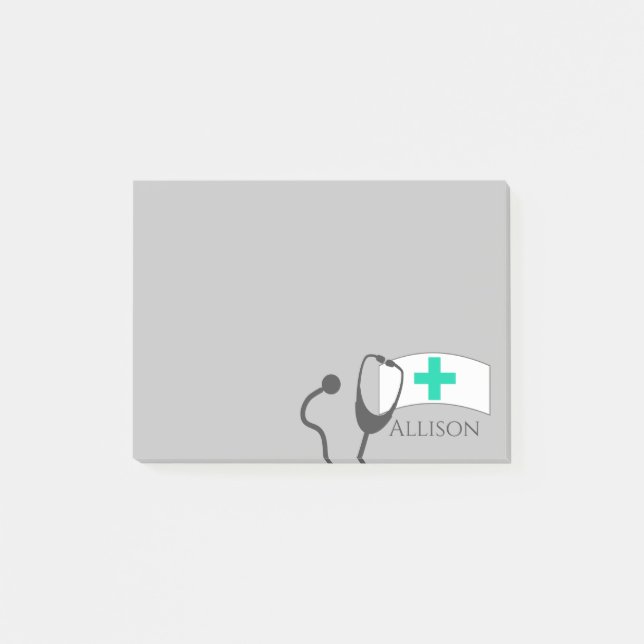 Post-it® Notes de post-it collantes d'infirmière (Devant)