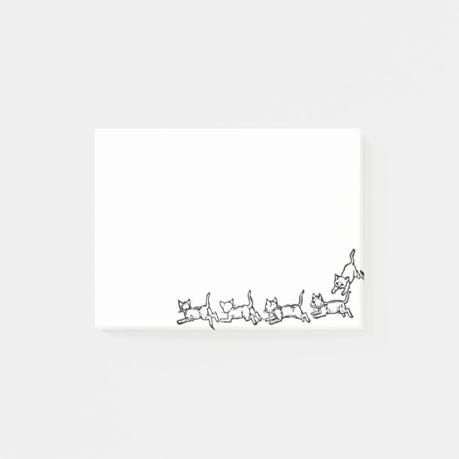 Post-it® Notes de post-it courantes de chats (Devant)