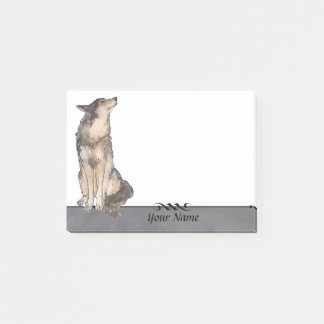 Post-it® Notes de post-it de loup