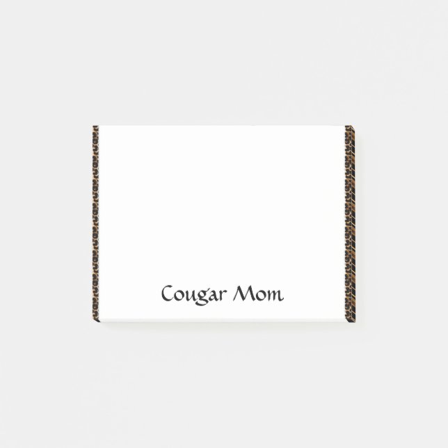Post-it® Notes de post-it de maman de puma (Devant)
