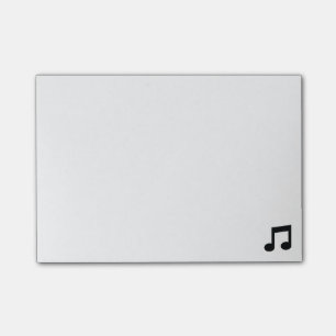 Post-it® Notes de post-it de note de musique