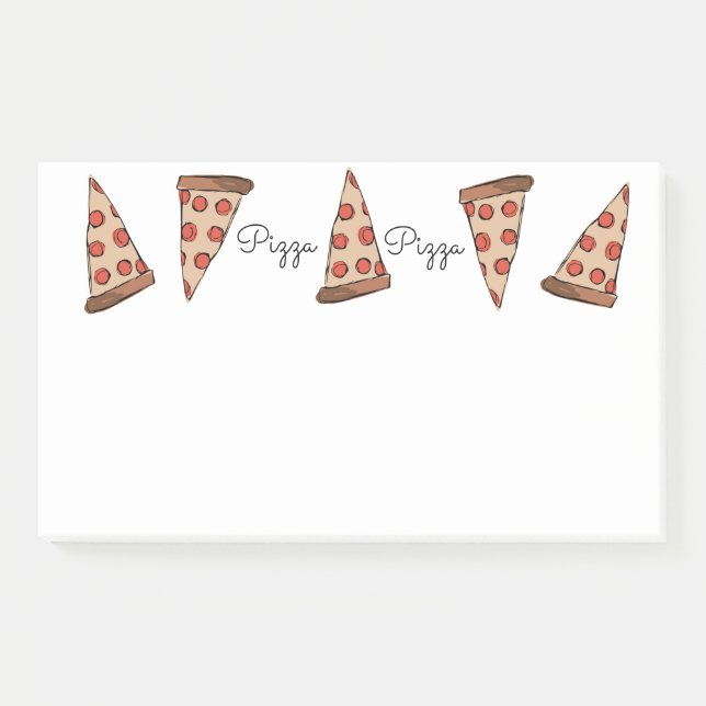 Post-it® Notes de post-it de pizza (Devant)