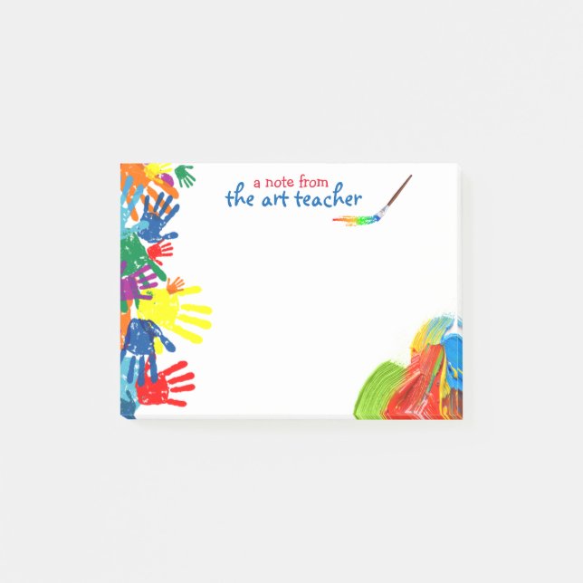 Post-it® Notes de post-it de professeur d'art (Devant)