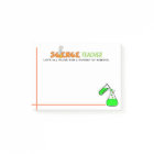 Notes de post-it de professeur de Sciences