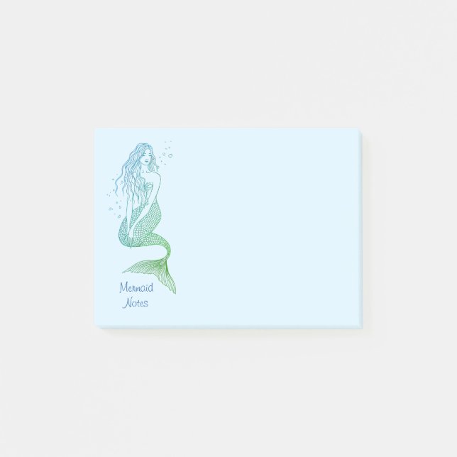 Post-it® Notes de post-it de sirène (Devant)