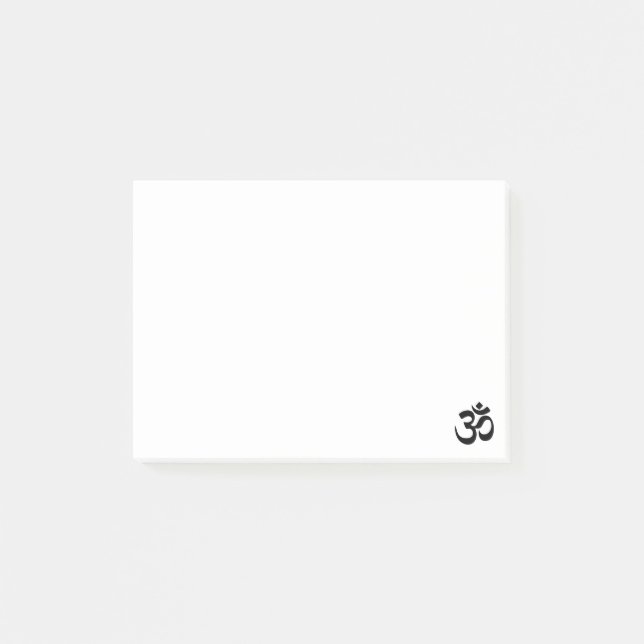 Post-it® Notes de post-it de symbole de l'OM (Devant)