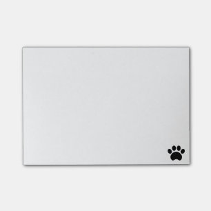 Post-it® Notes de post-it d'empreinte de patte