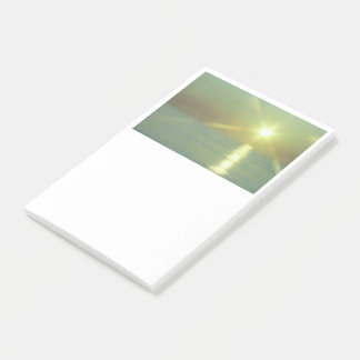 Post-it® Notes de post-it d'océan de coucher du soleil, 4 x