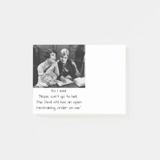 Post-it® Notes de post-it d'ordonnance restrictive de