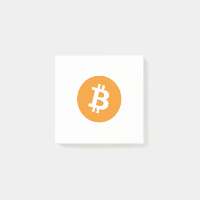 Post-it® Notes de post-it du logo | de Bitcoin BTC (Devant)