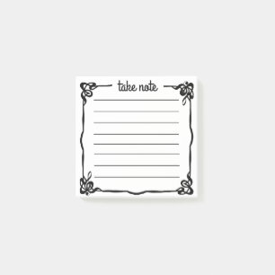 Post-it® Notes de post-it encadrées musicales