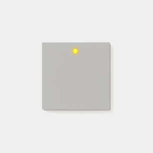 Post-it® Notes de post-it jaunes lumineuses de Sun