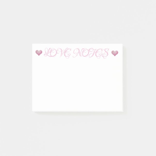Post-it® Notes de post-it LOVE NOTES (Devant)