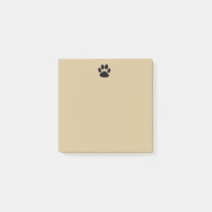 Post-it® Notes de post-it mignonnes d'empreinte de patte