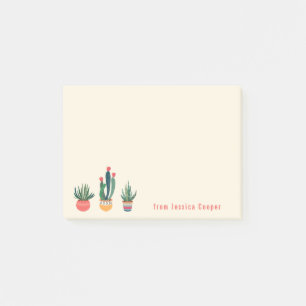 Post-it® Notes de post-it mises en pot de Succulents