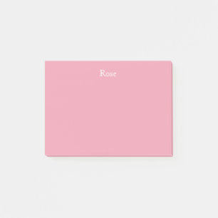 Post-it® Notes de post-it personnalisées de rose rose