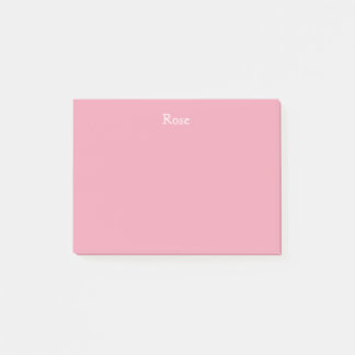 Post-it® Notes de post-it personnalisées de rose rose