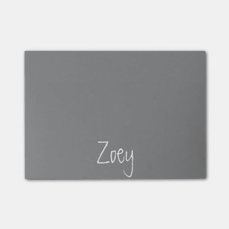 Post-it® Notes de post-it personnalisées par gris