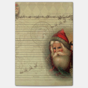 Post-it® Notes de post-it vintages de Père Noël de Vieux
