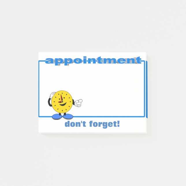Post-it® Notes de poste de nomination (Devant)