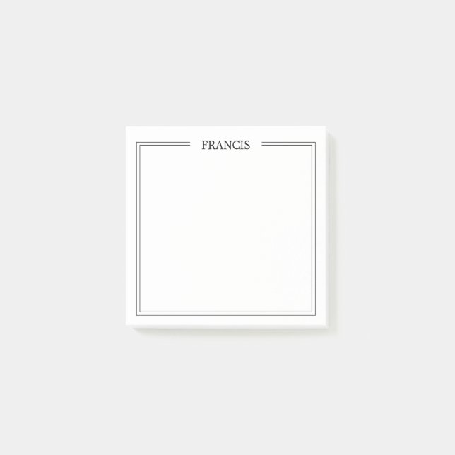Post-it® Notes de publication personnalisée de bordures à d (Devant)