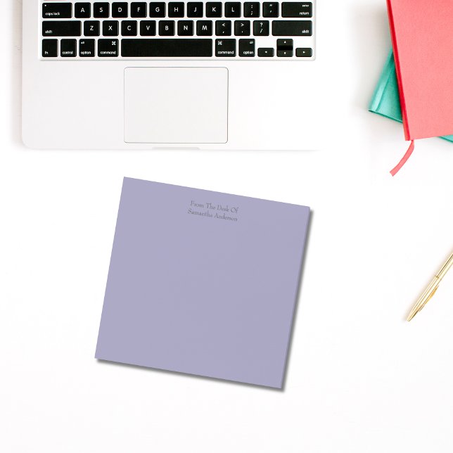 Post-it® Notes de publication personnalisée en violet (Personalized Purple post -it -note pads. See our other colors that are available)