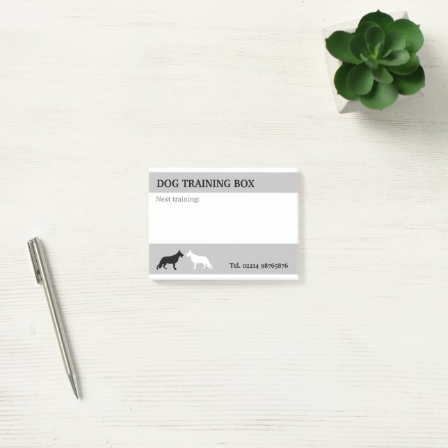 Post-it® Notes de rendez-vous de chien de berger (Bureau)