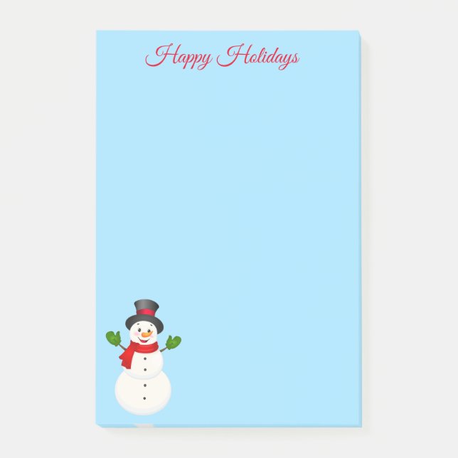 Post-it® Notes de Snowman (Devant)
