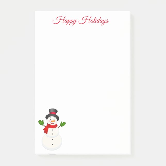Post-it® Notes de Snowman (Devant)