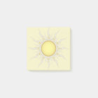 Notes de soleil pointues