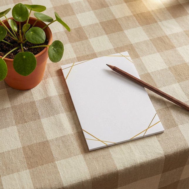 Post-it® Notes d'effet or géométrique or (Créateur téléchargé)