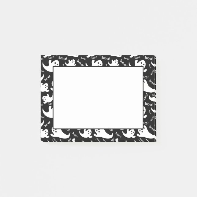 Post-it® Notes des billets de Halloween Boo Ghosts (Devant)